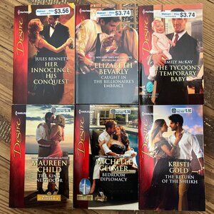 Harlequin DESIRE Books Series Romance lot of 6 2011-13